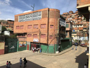 The school is in Petare: one of biggest slum LATAM