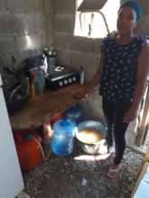 Typical kitchen in AHCC child's home in Cienfuegos