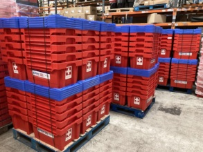 Multipacks donated by Water Survival Box CH