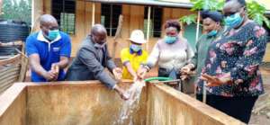 Water flows at Canon Herbert Ikuura Primary School