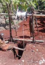 Digging the borehole at Ciamanda