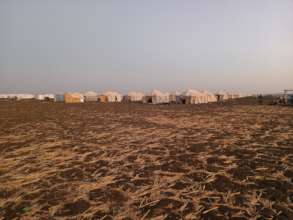 Tigray refugee Tenedba tent camp -