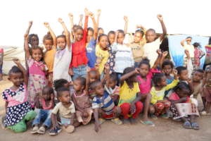 Kids in the camp -
