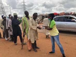 THE PICTURES OF THE LUGBE ABUJA FEEDING OUTREACH