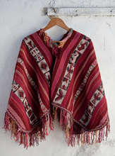A typical woven poncho from Patacancha
