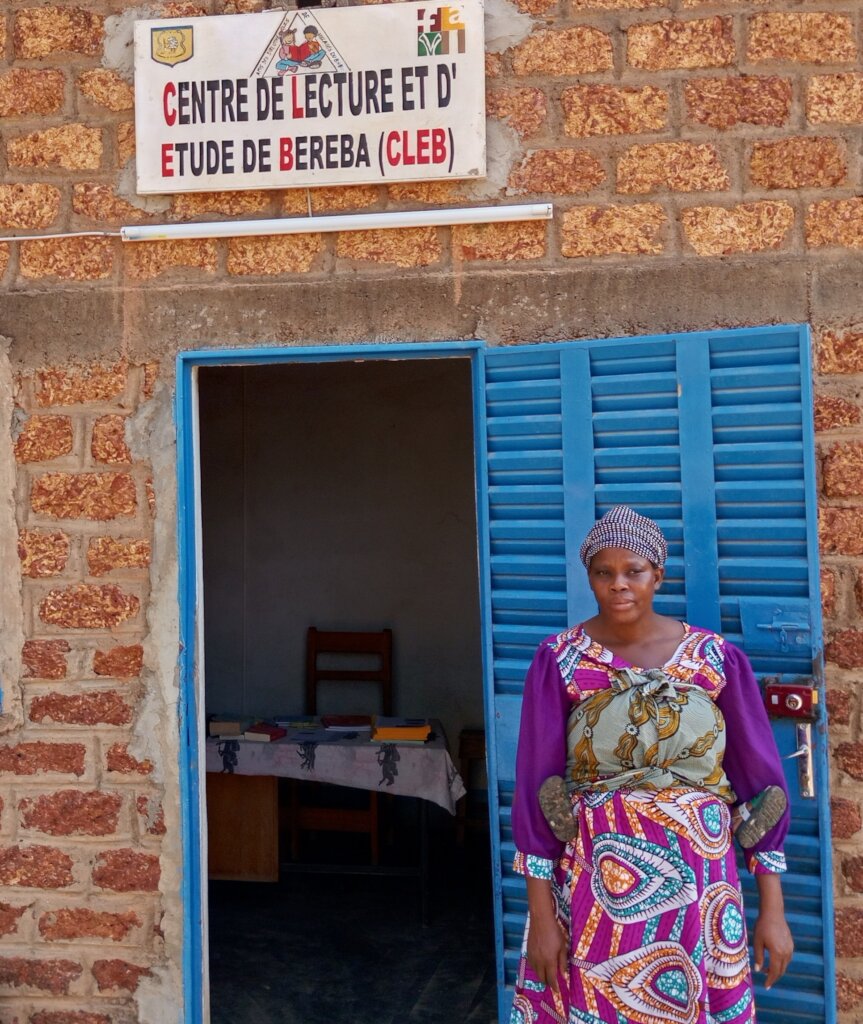 The Bereba center entrance