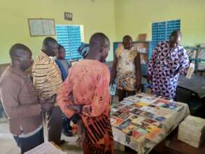 Book distribution in library