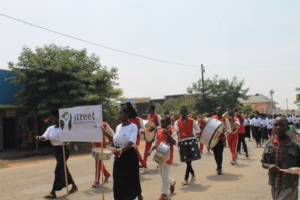 Marching through the streets