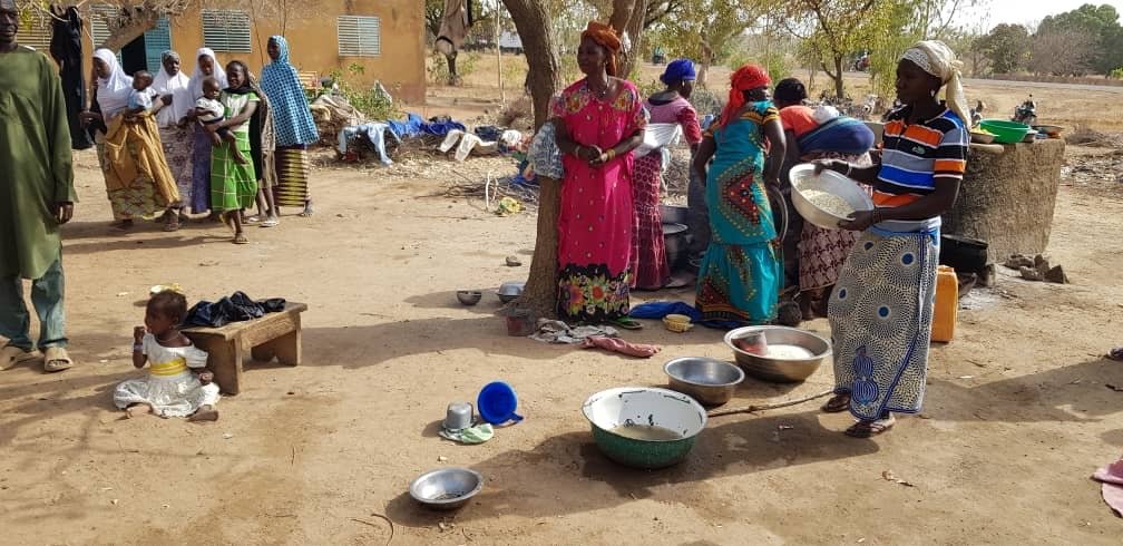 Help for refugees in Burkina Faso