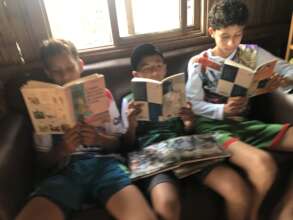 Reading with friends