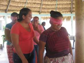 Indigenous women learning about their rights