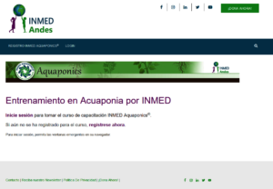 A screen shot of NMED Aquaponics training online!