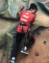 Scaling a wall
