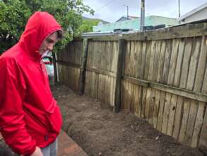 The new veggie garden