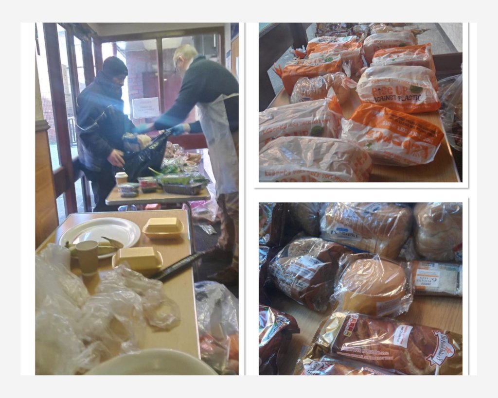 Christmas dinner party for the homeless