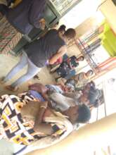 Pregnant mothers being trained