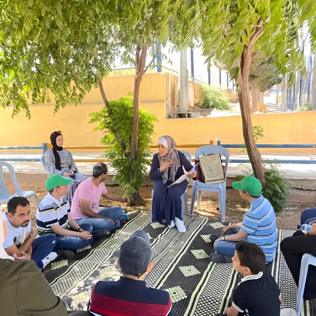 Reading session by our ambassador Lina Al-Ghareer