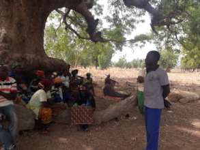Participative meeting with the women beneficiaries