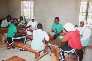 Students enjoy a nutritious meal together