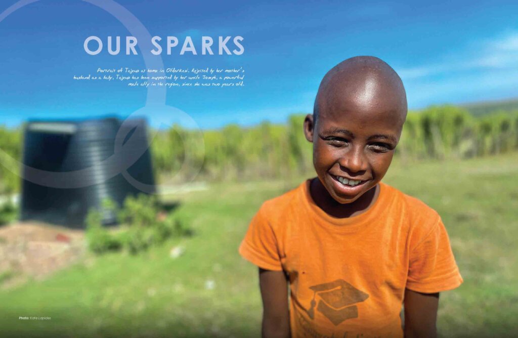 Spread from For the Good's 2025 Annual Report