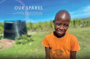 Spread from For the Good's 2025 Annual Report