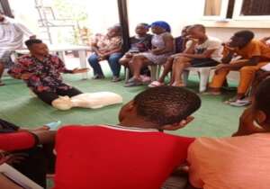 Cross section of CPR Training held at Tabitha Home