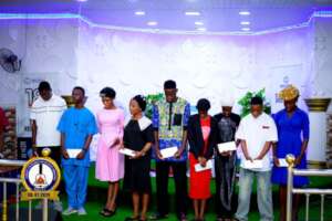 Picture of beneficiaries of community support