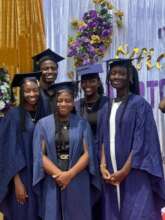 Picture of the five matriculants