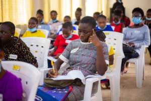 Cross Section of the girls at Girls Tech Hangout
