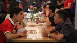 Volunteers and NPOs speed dating at Mandala Night