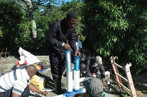 Our 2 chlorinators in Thiotte serve 19,000 people.