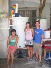 A chlorinator installed at a medicine dispensary.