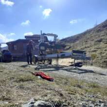 Walkabout Ed's mobile timber mill