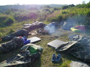 Youth camp - Sleeping out