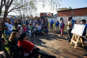 Community design stage