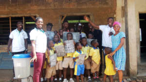 WIN and pupil of Osunu Dompe Primary School
