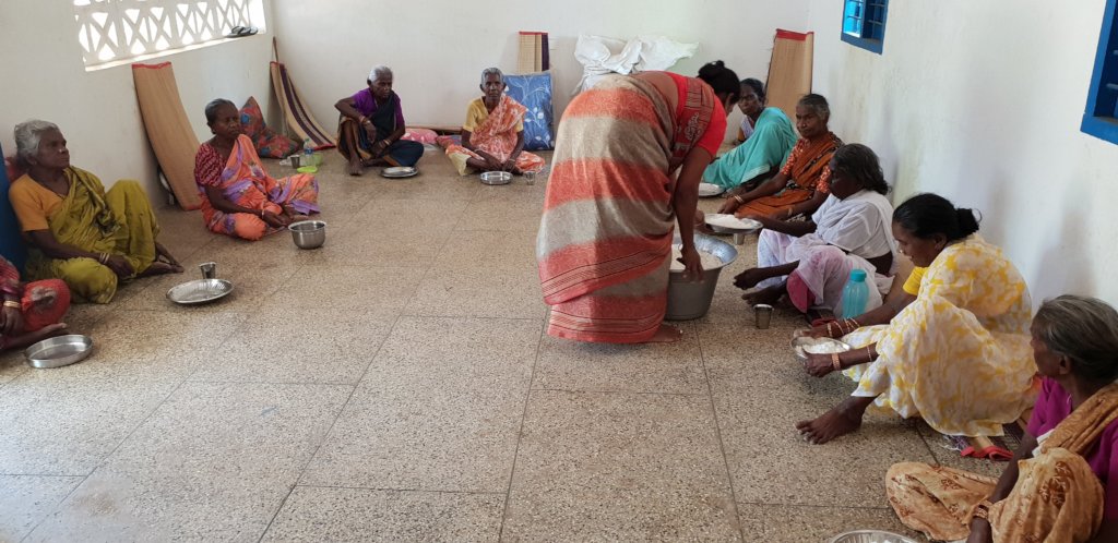 Provide food to neglected elders