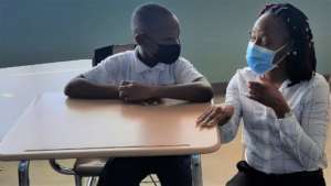 Kerry Ann Thompson at Christel House Jamaica.