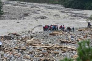 Flooding of the Ixcan River in Mixlaj