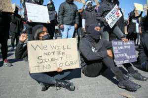 GBV protest march in Alex