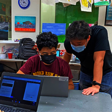 Teens learn to build their own websites with AWS
