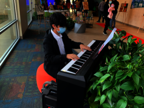 One of Ethan's first performances