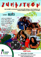 INMED Zumbathon flyer - Join us for a FUN FITNESS!