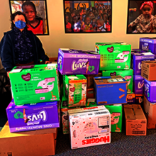 Diapers are a hot item at our Family Resource Ctr