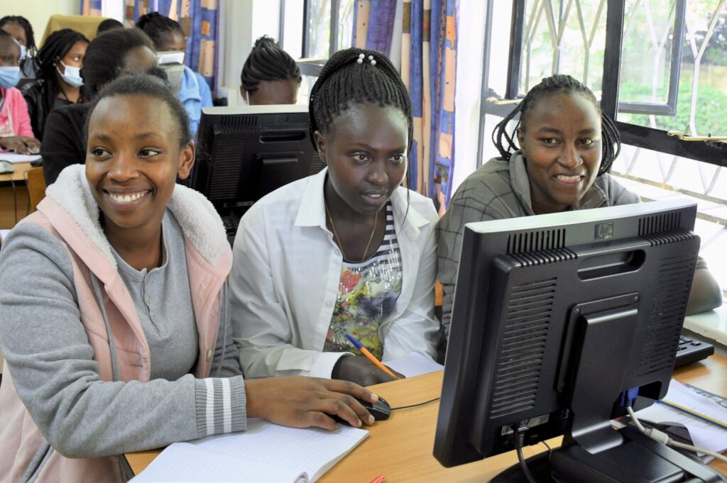 Empower women and girls through digital access