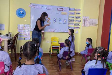 Kindergarten for 100 Syrian children in Lebanon