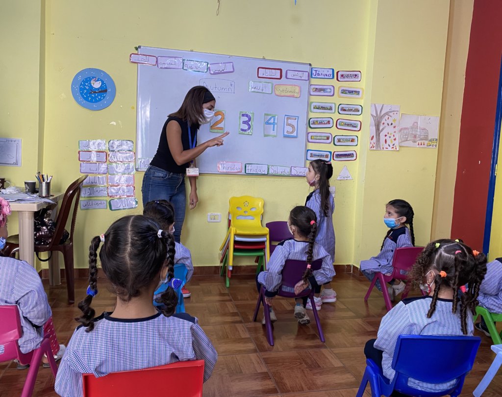 Kindergarten for 100 Syrian children in Lebanon