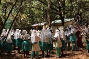Education workshop with local primary school
