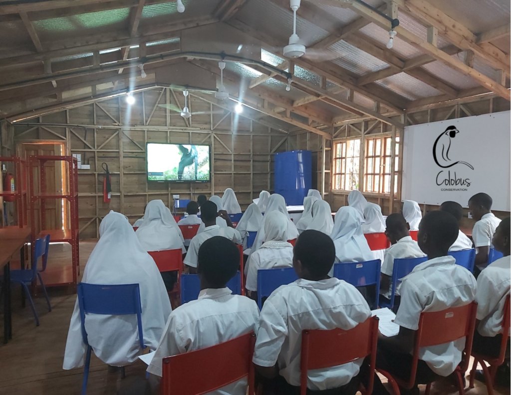 Education workshop with local school children