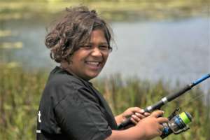 Jason fishing